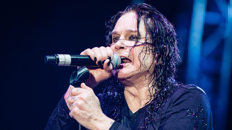 Ozzy Osbourne on stage in 2012
