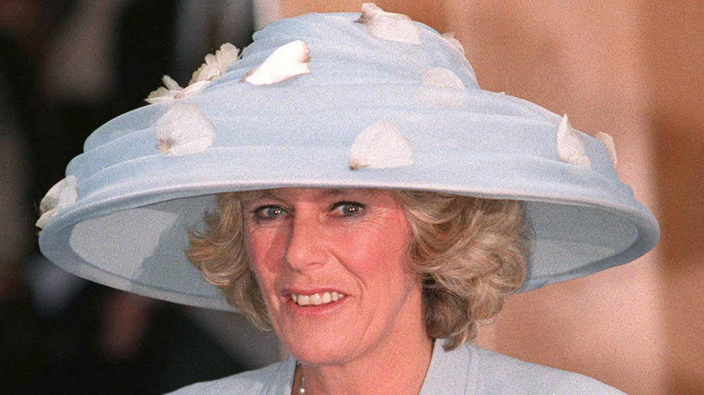 Camilla Parker Bowles in big hat