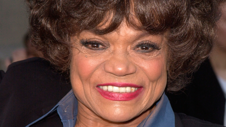 Eartha Kitt smiling