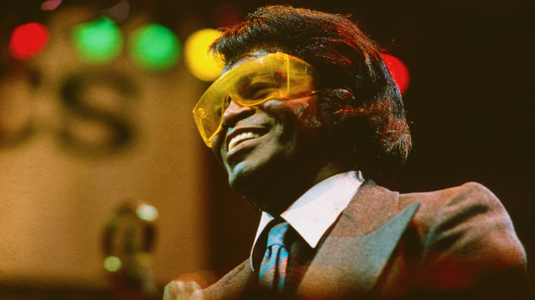 James Brown performing