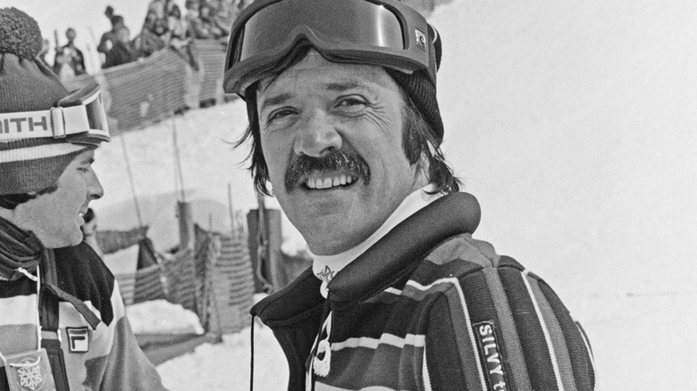 sonny bono at a ski resort in the 1970s