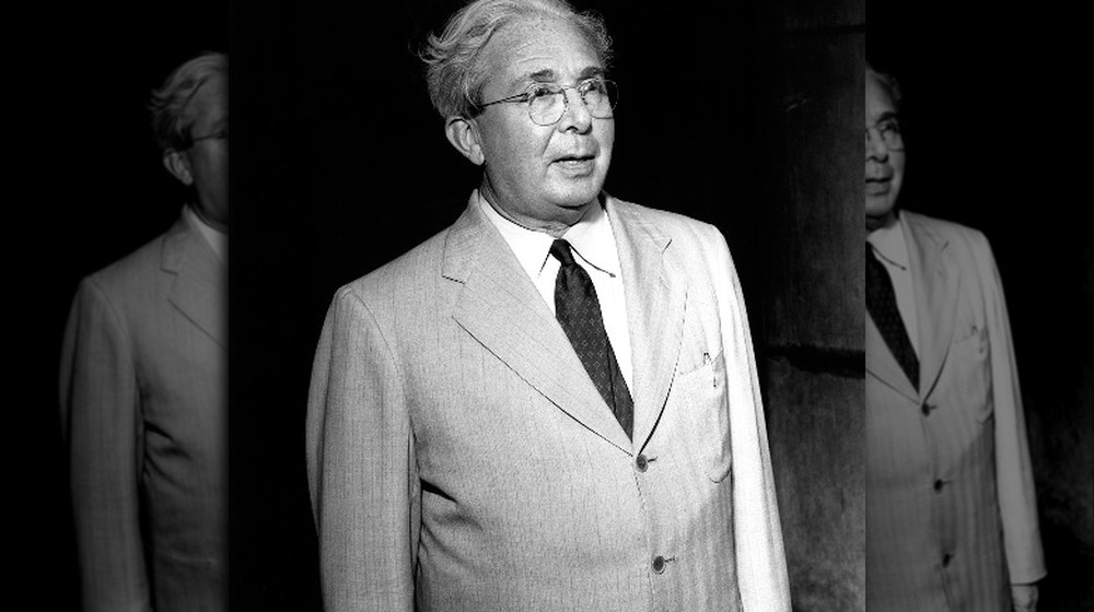 Leo Szilard standing wearing suit and tie