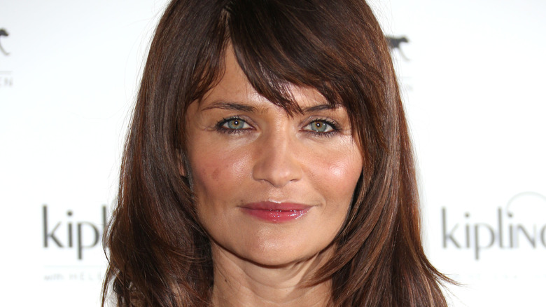 Helena Christensen at Kipling X launch their collaborative bag collection held at Beach Blanket Babylon London