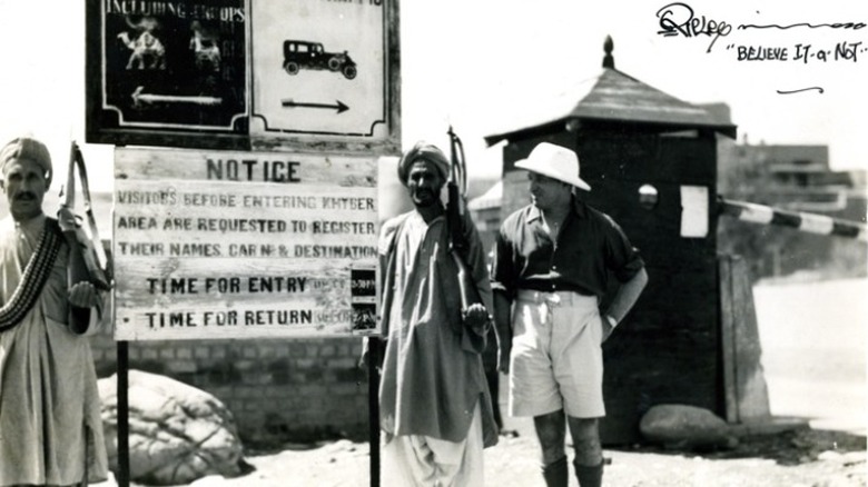 Robert Ripley at Khyber Pass 1936