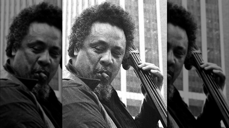 Cropped photo by Tom Marcello of Charles Mingus performing in 1976, https://creativecommons.org/licenses/by-sa/2.0/