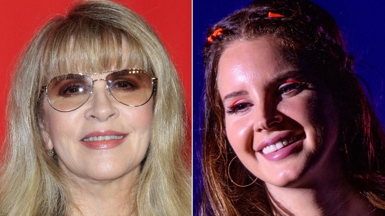 Stevie Nicks and Lana del Rey smiling