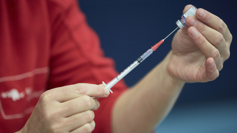 Nurse with syringe 