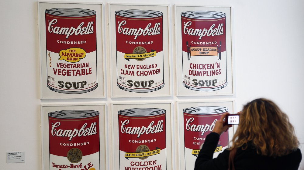 Campell's soup by Warhol
