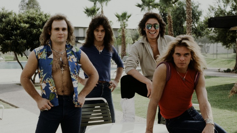 Van Halen posing