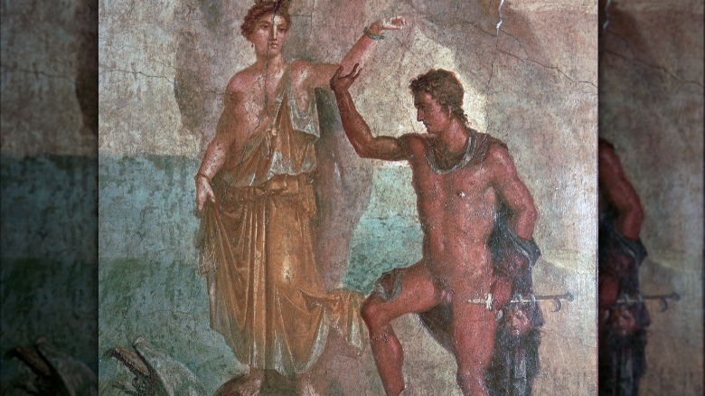 mural of perseus and andromeda