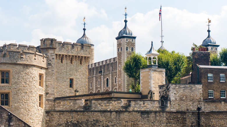 The Tower of London with ramparts