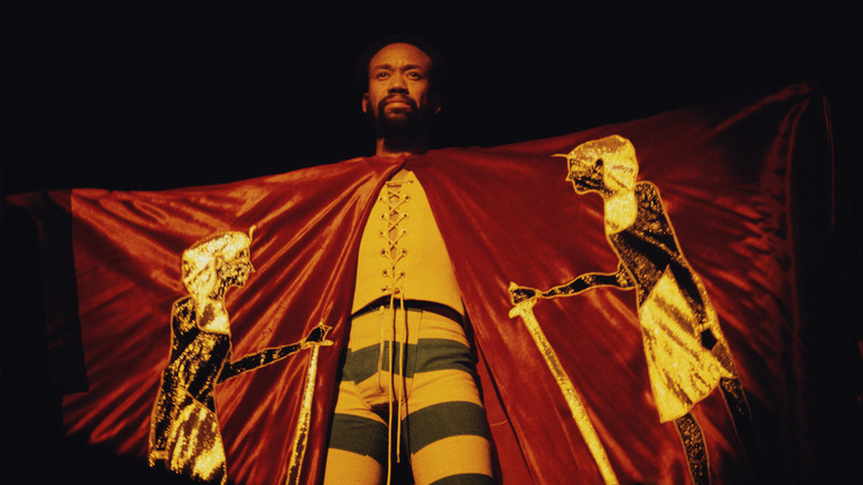 Maurice White in stage costume