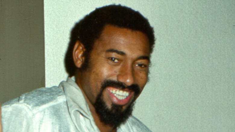 Wilt Chamberlain smiling with a beard