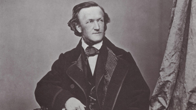 Richard Wagner looking to side