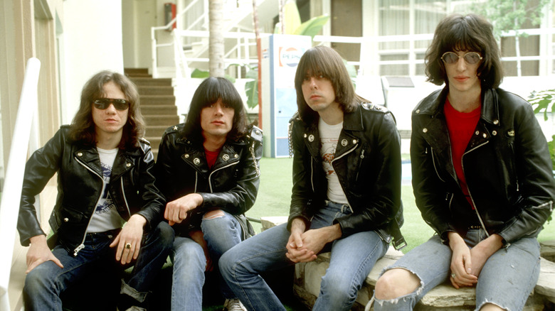 Portrait of The Ramones in 1976