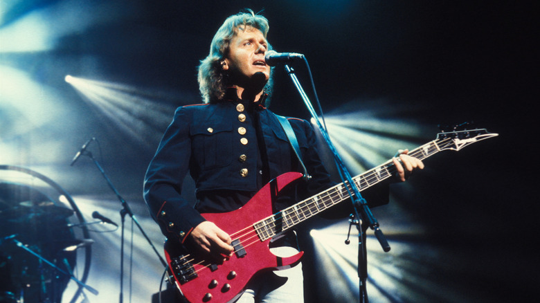 John Wetton performing with Asia