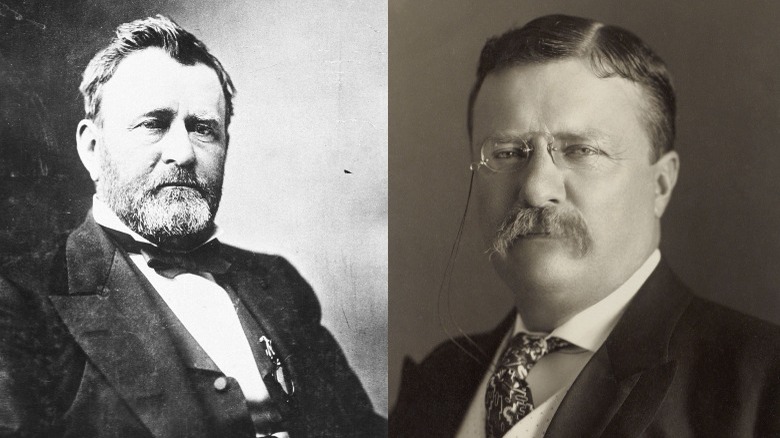 Grant and Roosevelt portraits