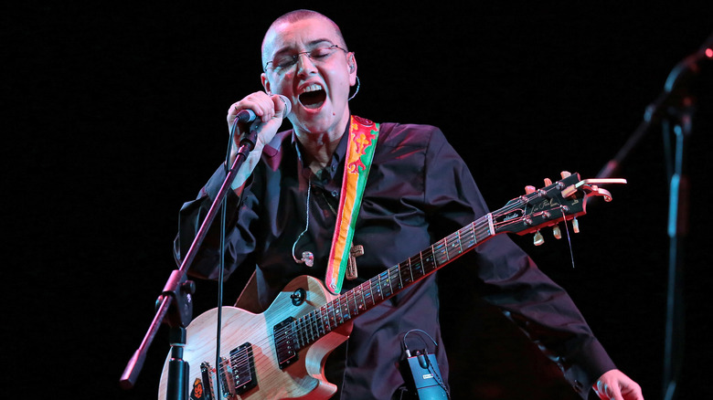 Sinéad O'Connor on stage