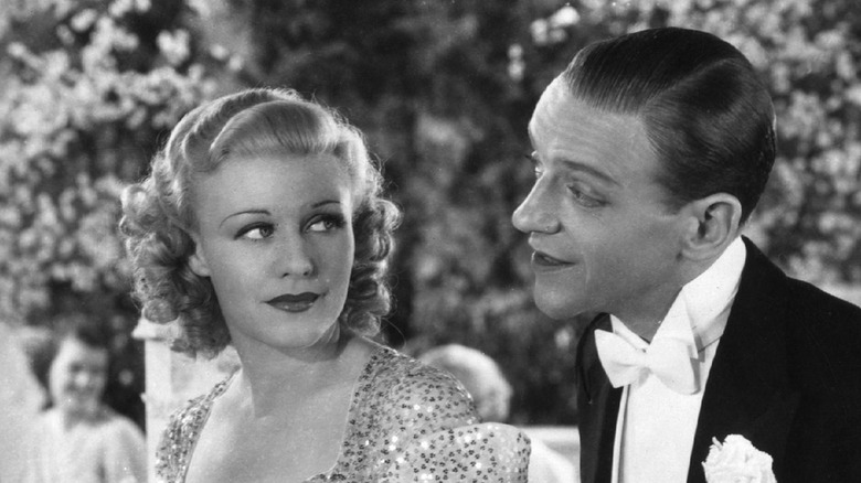 fred astaire and ginger rogers looking at each other