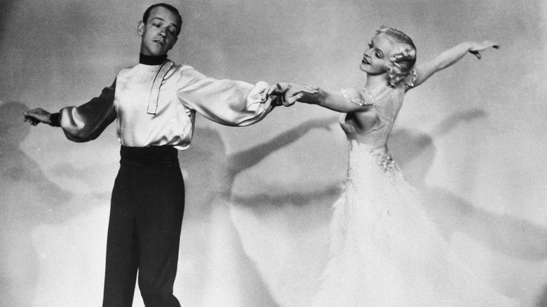 Fred Astaire and Ginger Rogers dancing