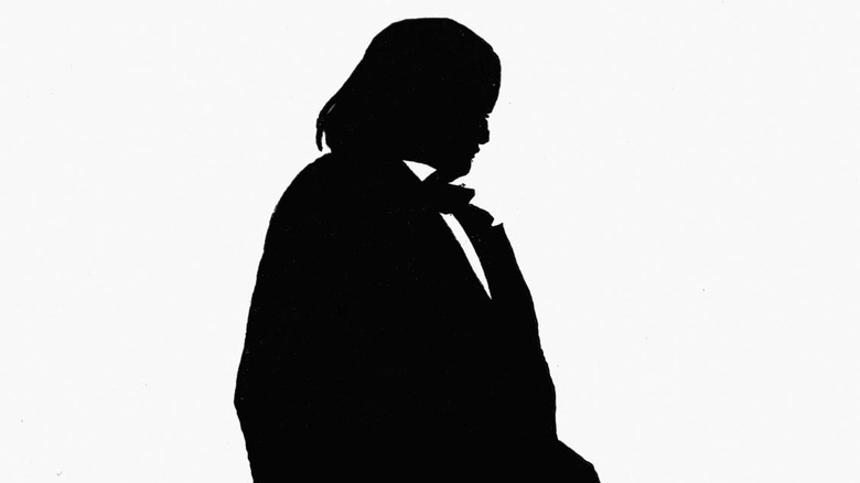 Silhouette of Robert Schumann