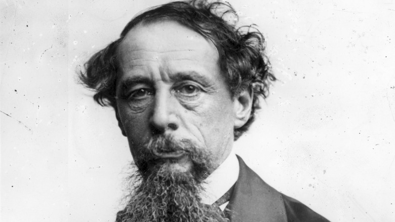 Charles Dickens black and white photo