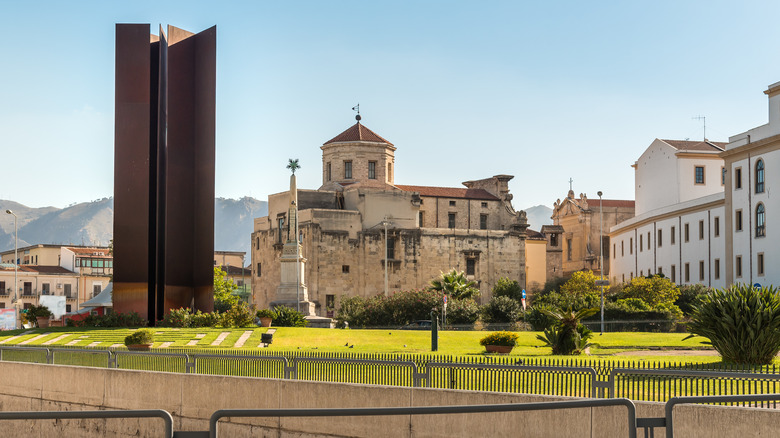 Memorial to those killed by the mafia in Palermo, Sicily