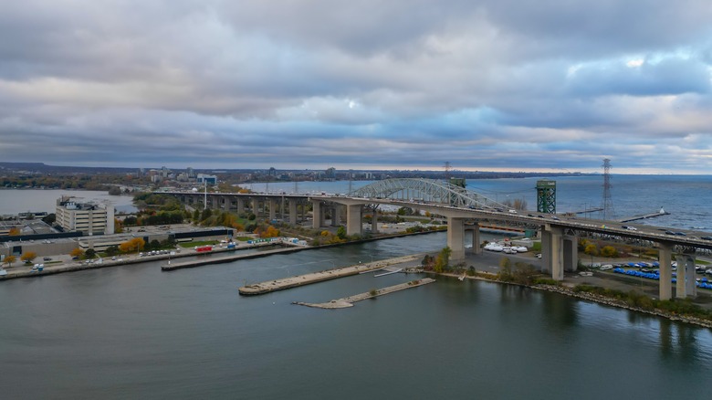 aerial view of Hamilton Harbour