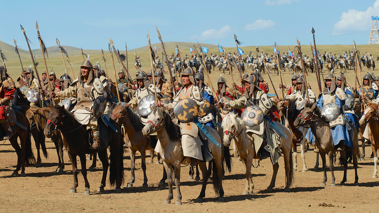 Mongolian reenactors 