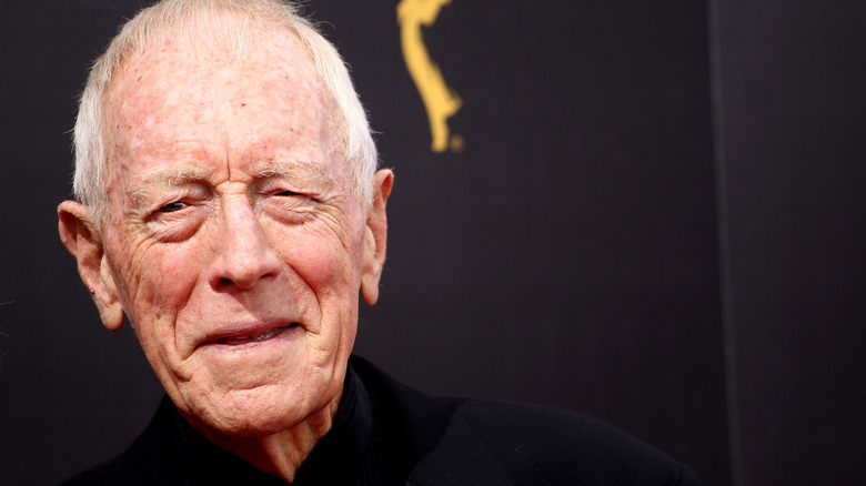 Max von Sydow at a red carpet event
