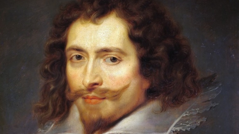 painting of George Villiers, with mustache