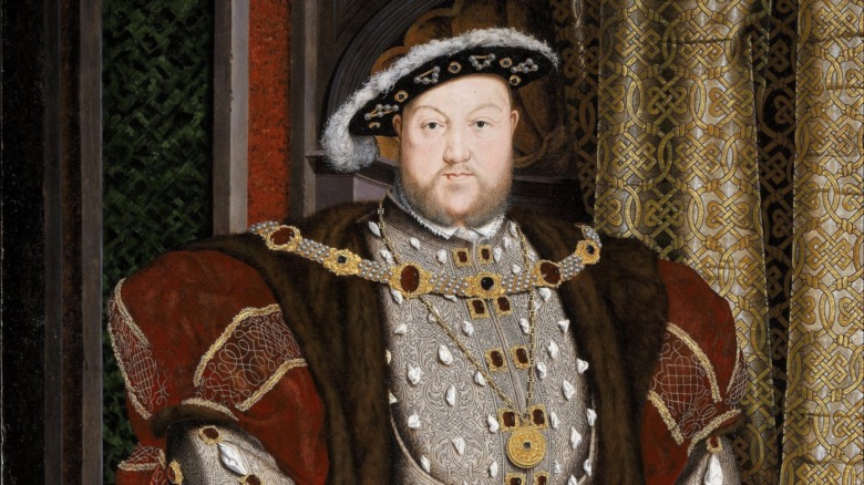 Portrait of Henry VIII in royal attire