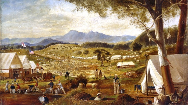 Gold diggings, Ararat, c.1858