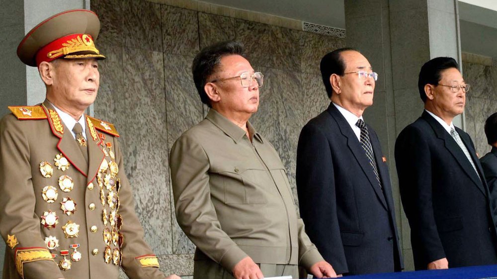 Kim Jong Il with top Korean officials