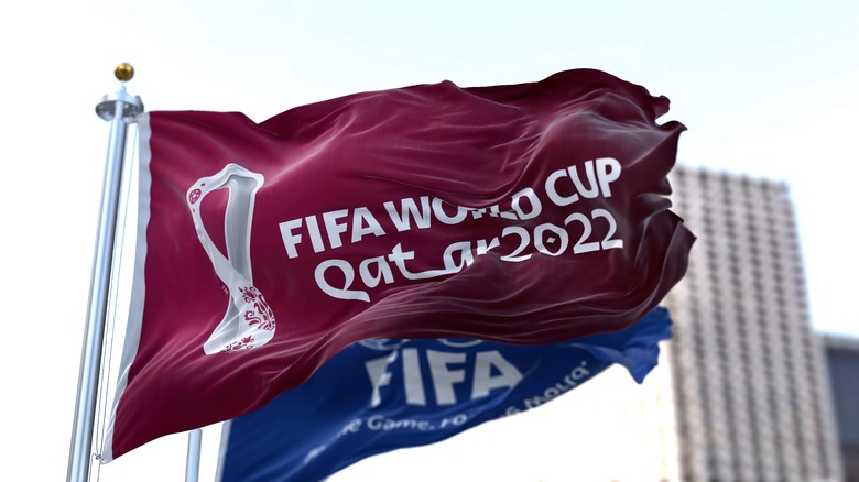 Qatar World Cup flag 