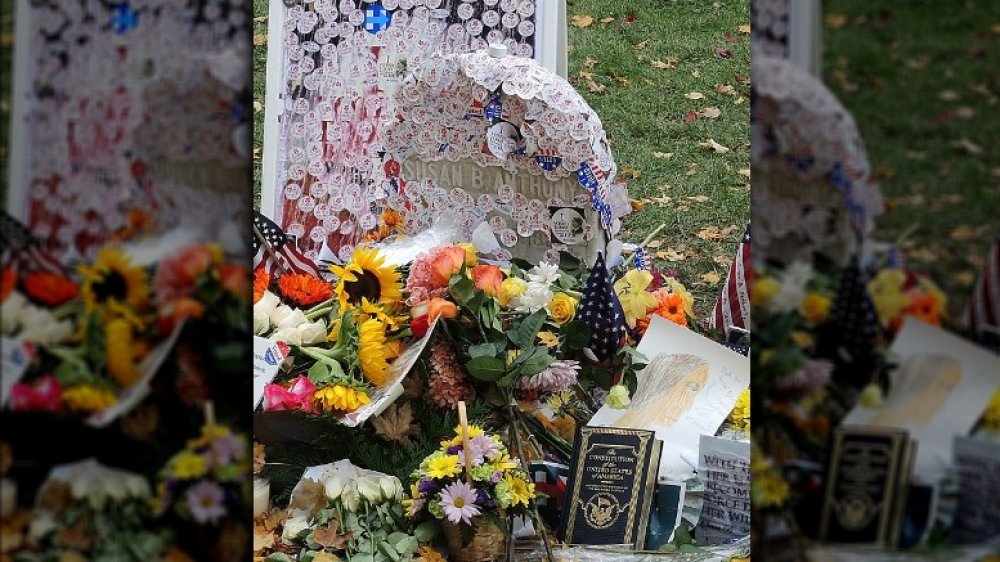 Susan B. Anthony's grave