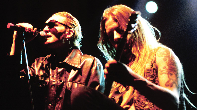 Layne and Jerry on stage