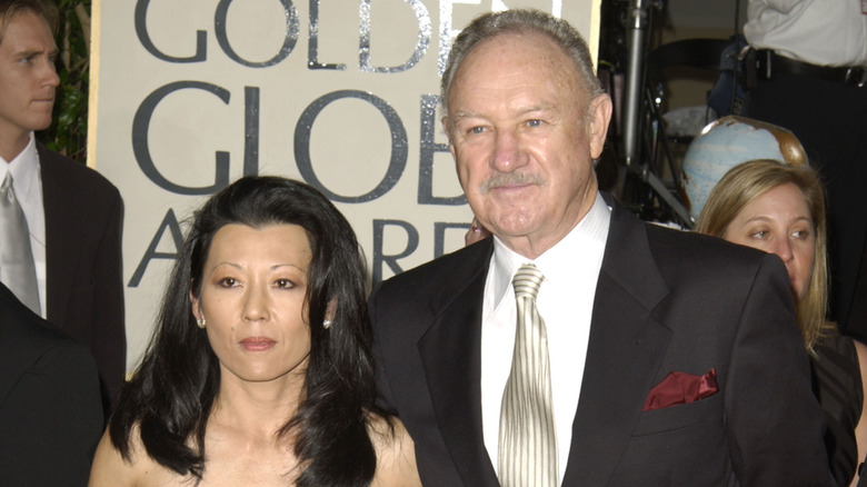 Betsy Arakawa and Gene Hackman