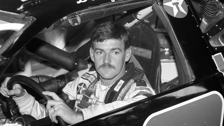 Davey Allison in his car