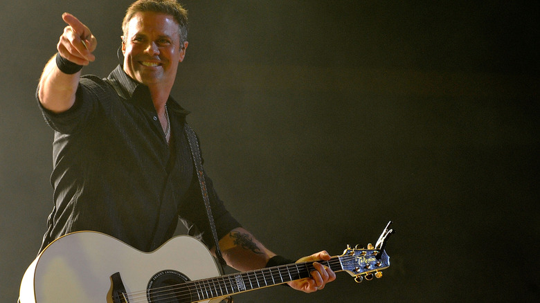 Troy Gentry on stage in 2013