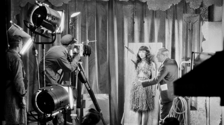 1920s movie set