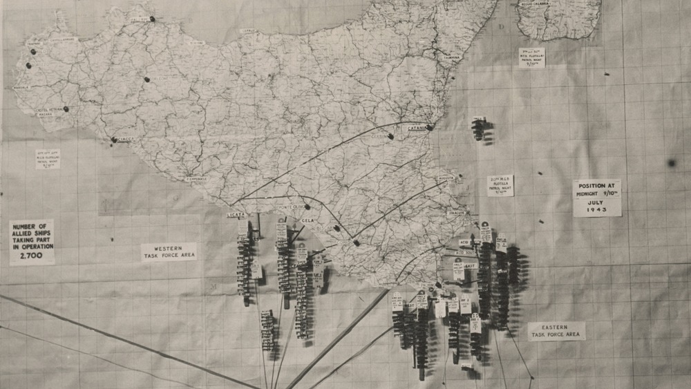 invasion map sicily