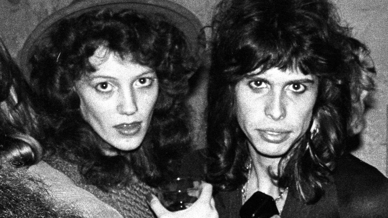 Julia Holcomb and Steven Tyler