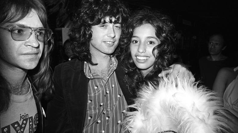 Jimmy Page and Lori Maddox