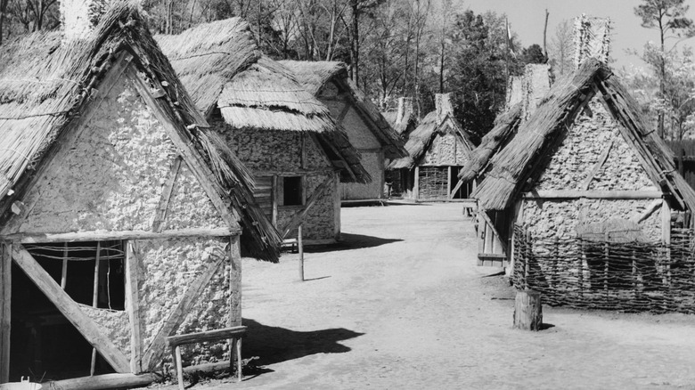 Jamestown settlement reconstruction