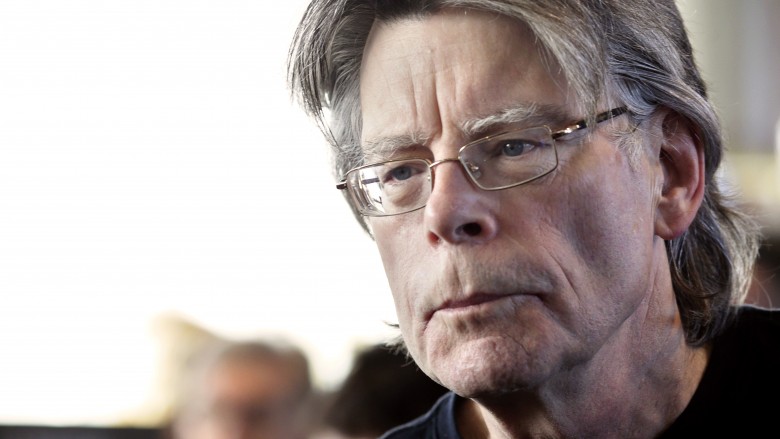 Stephen King looking serious