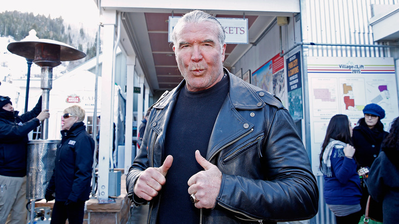 Scott Hall showing two thumbs-up
