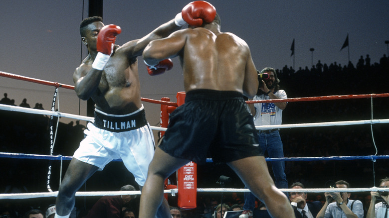 Tillman and Tyson fight in 1990