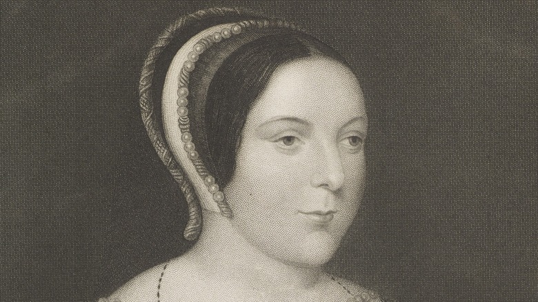 engraving of Margaret Tudor