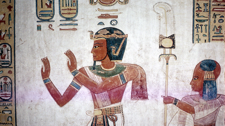 Ancient illustration of Ramesses III